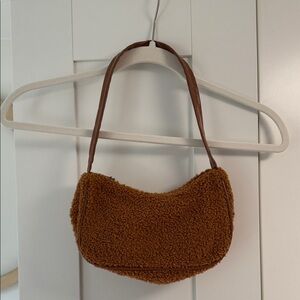 Brown Sherpa Shoulder Bag